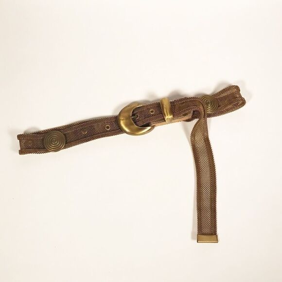 Vintage Accessories - Vintage 1980's Mesh Metal Belt
